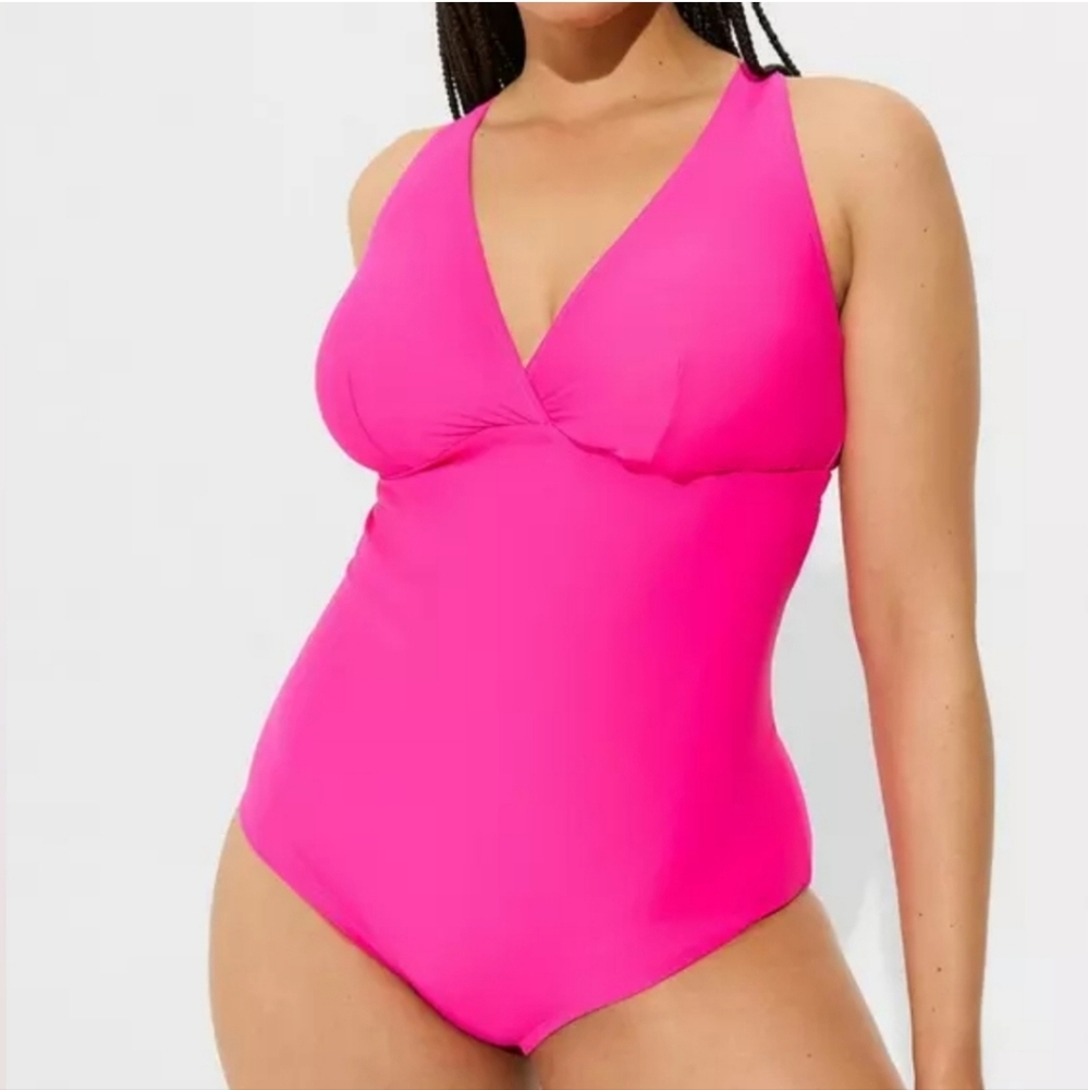 Nwot TORRID Hot Pink 1 Piece Swimsuit